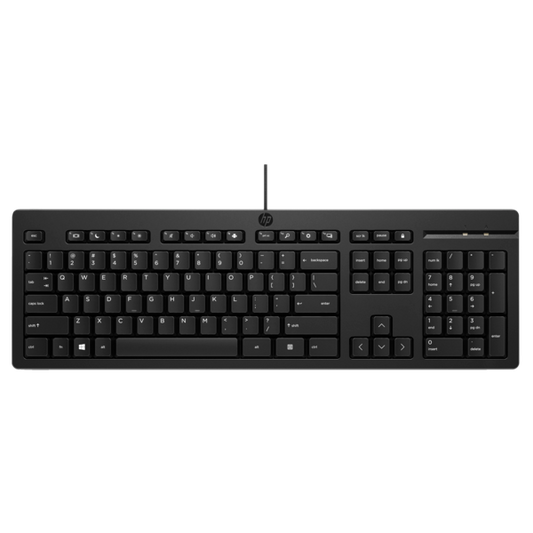 HP vezetékes billentyűzet 125 G2 - fekete
