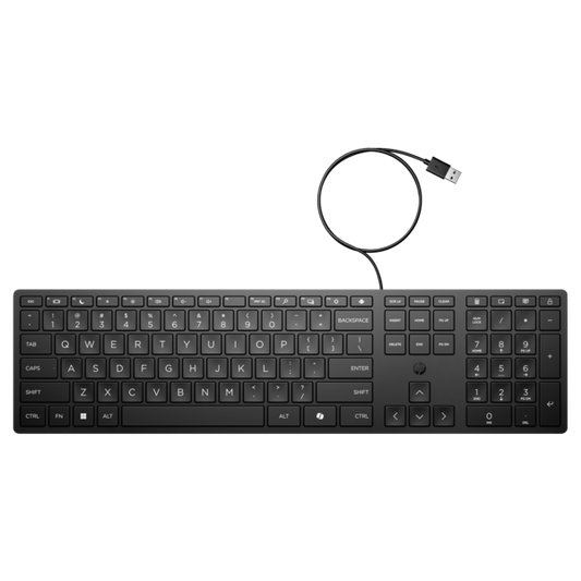 HP vezetékes billentyűzet 320K - fekete