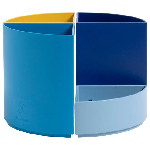 Írószertartó Exacompta `The Quarter` Bee Blue asztali műanyag