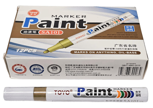 Lakkmarker, lakkfilc, SA101, arany