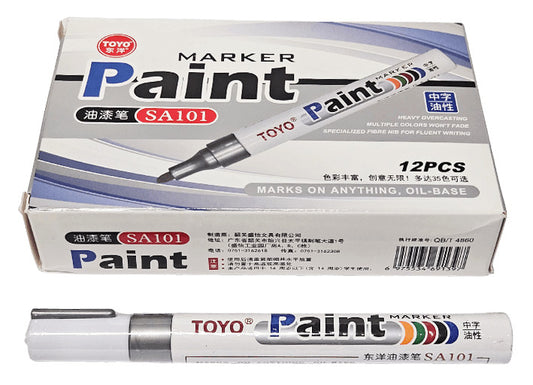 Lakkmarker, lakkfilc, SA101, ezüst