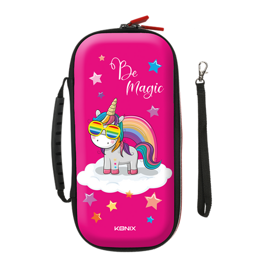 KONIX - UNIK " Be Magic" Nintendo Switch/Lite Utazó Tok, Színes