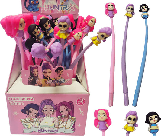 K-POP zseléstoll, figurával, 0,5mm, többféle változat