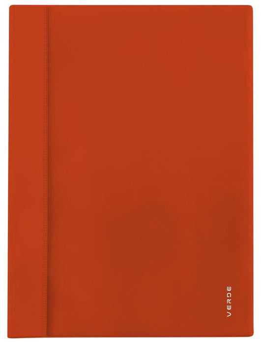 Gyorsfűző, PVC, A/4, VERDE, téglaszínű