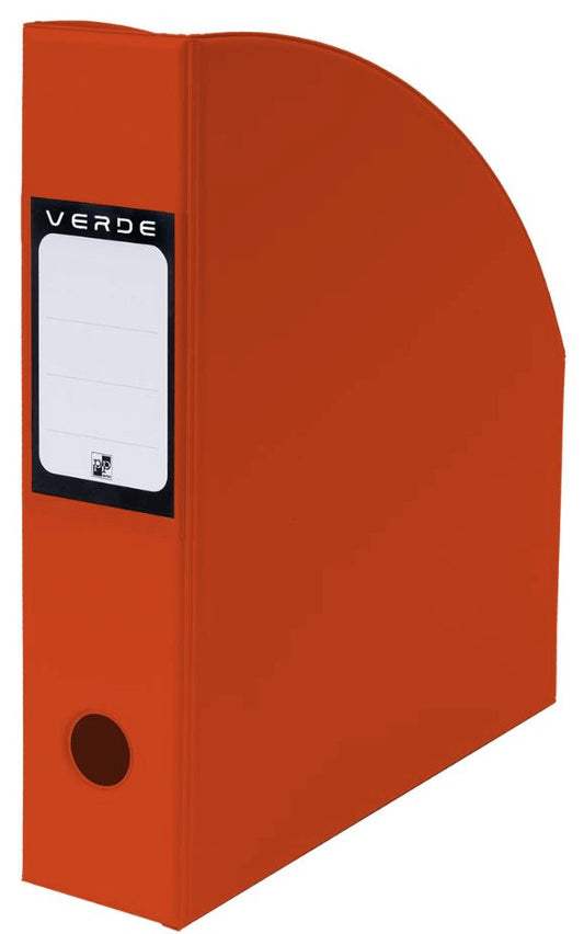 Irattartó papucs A/4, PVC, VERDE, téglaszínű