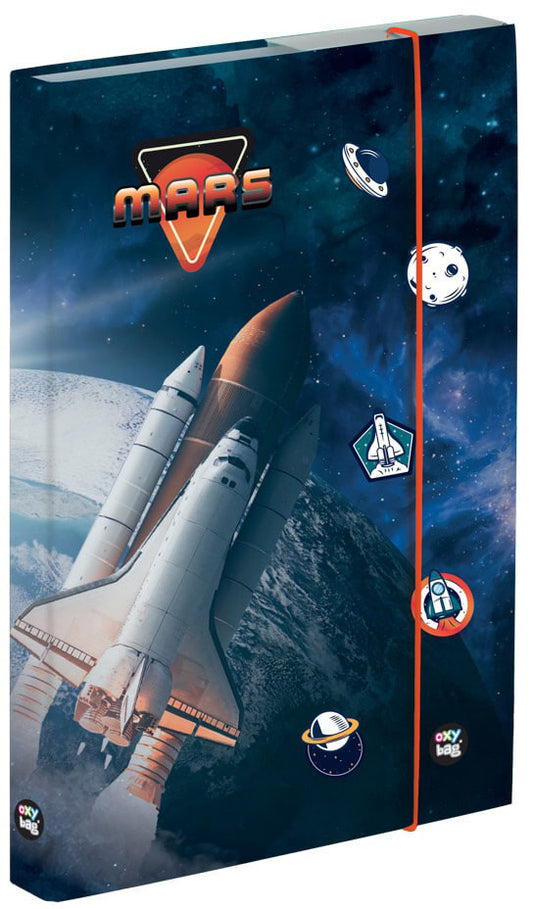 Space füzetbox A/4, Mars, kék