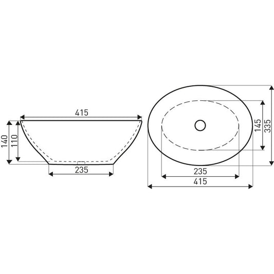 KR-707 fekete-arany kerámia design mosdó márvány mintával