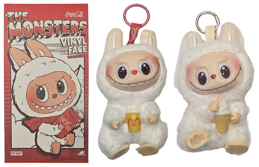 The Monsters Vinyl Face plüssfigura, Labubu design, kb. 15cm, kétféle