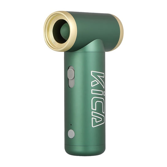 KICA JetFan2 vez. nélküli univerzális légfúvóka, USB, LED kijelző, 101000 ford./perc, 72 km / óra, 4,5 óra, zöld