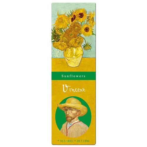 Könyvjelző Fridolin Van Gogh ´Napraforgó´