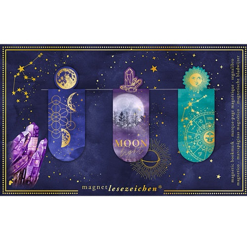 Könyvjelző Moses Verlag mágneses, holdfény