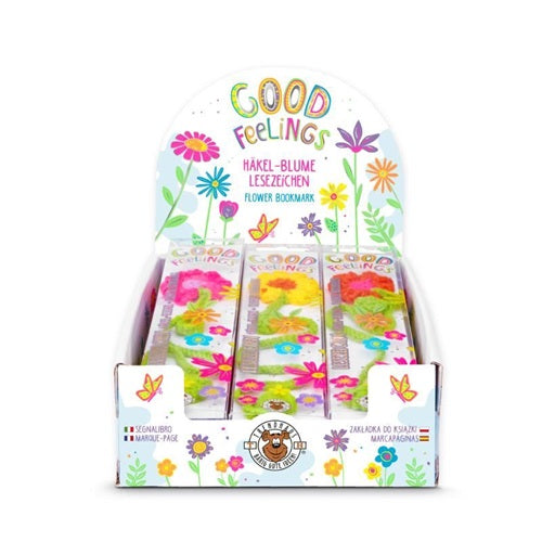 Könyvjelző Trendhaus GOOD FEELINGS horgolt virág
