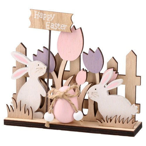 Kreatív dekoráció Statovac Coni fa nyuszi party, 13,5 cm