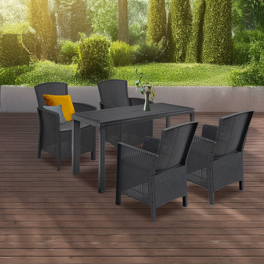 Hellma 4+1 kerti bútor garnitúra szett