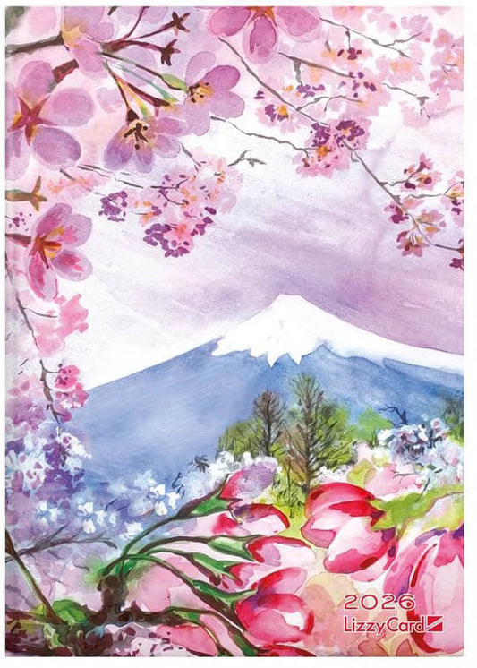 Lizzy Calendar határidőnapló, B/6, napi, keményfedeles, 2026, Mountain