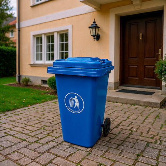 Hulladéktároló 240L kék