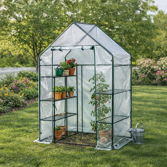 Balkon melegház 143x73x195 cm átlátszó