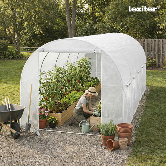 Fóliasátor 200x300x450 cm erősített vázzal+fólia