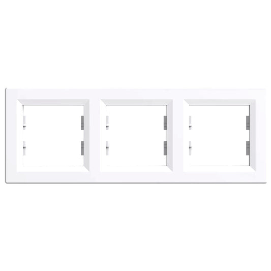 Nova hármas keret vízszintes fehér