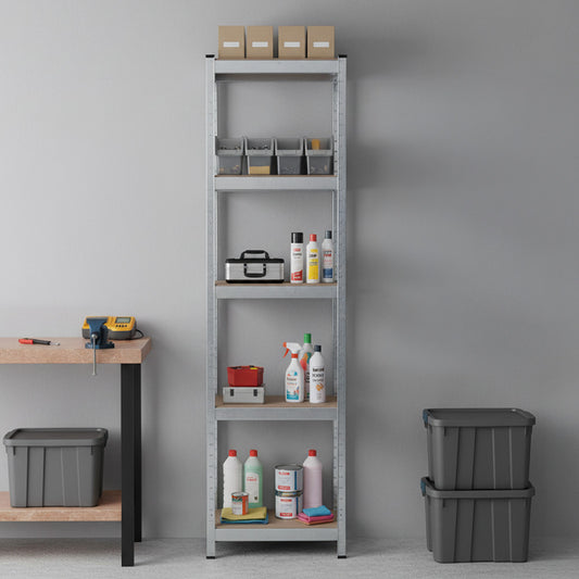 Nagy teherbírású polc 180x40x40 cm 150 kg króm