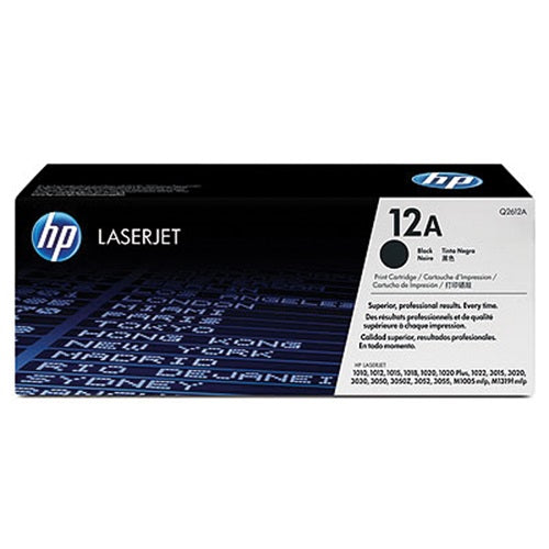 Lézertoner HP Q2612A fekete