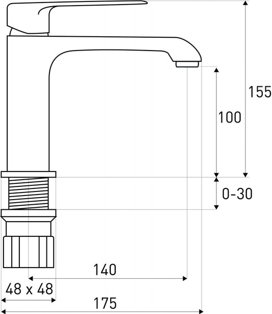 Maroko 31 fekete-arany mosdó csaptelep
