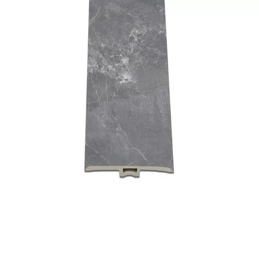 Vinyl SPC padló burkolatváltó Fjord márvány mintás sötét szürke 2400x45x6 mm