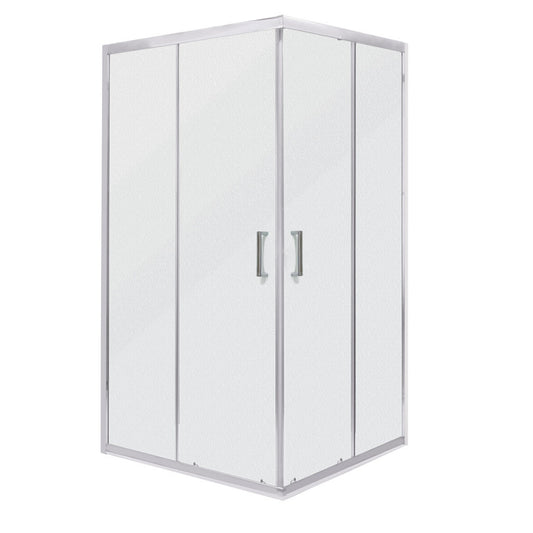 Malibu SQ 90x80 szögletes zuhanykabin zuhanytálca nélkül