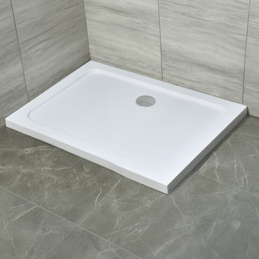 Modena Slim aszimmetrikus szögletes akril zuhanytálca, 80x120 cm