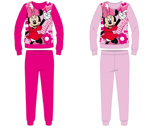 Disney Minnie egér pamut flanel gyerek pizsama - pink - 110