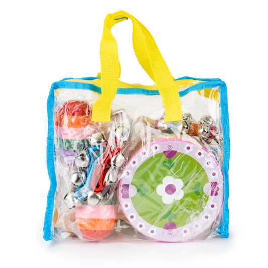 Fa hangszerkészlet hordtáskával 14 db