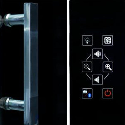 Mocca 85x140 cm hidromasszázs kádkabin