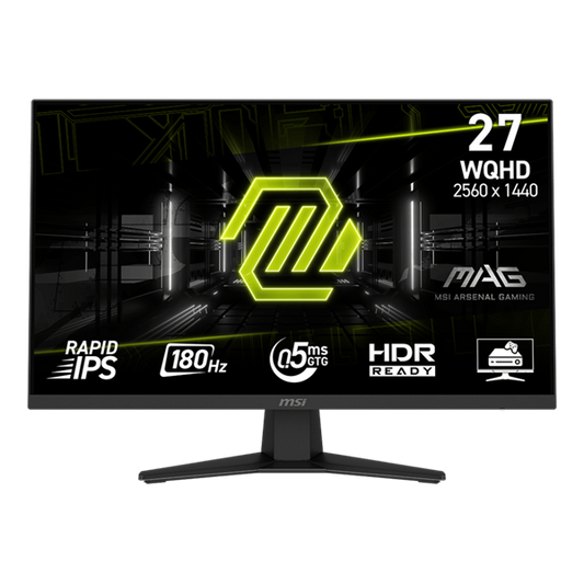 MSI Monitor GAMING MAG 274QF RapidIPS 27" WQHD 2560x1440, 1000:1 CR, 250cd/m2, 1ms, 180Hz, DP, HDMI