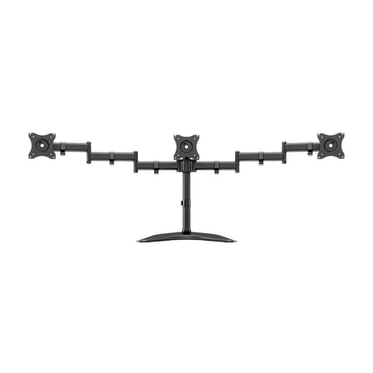 MULTIBRACKETS Asztali állvány (3 képernyős rögzítőkar), M Deskstand Basic Triple (15-27", max.VESA: 100x100 mm, 6 kg)