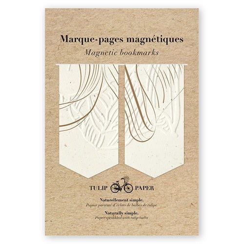 Mágneses könyvjelző Clairefontaine Tulip Paper, 10,5x15,5cm