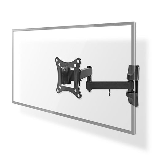 Nedis TVWM1510BK 13"-27" LCD TV / monitor fali tartókonzol, maximum 15 kg, forgatható, dönthető, fekete