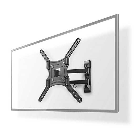 Nedis TVWM1530BK 23"-55" LCD TV / monitor fali tartókonzol, maximum 30 kg, forgatható dönthető, 3 forgáspont