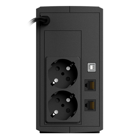 NJOY Szünetmentes 600VA - Keen 600 USB (2 Schuko, line-interaktív, fekete)