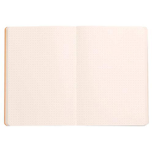 Napló Clairefontaine Rhodiarama A/5 80 lapos ponthálós puha fedeles, gumis, világoslila