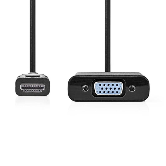 Nedis CCGB34900BK02 HDMI - VGA adapter