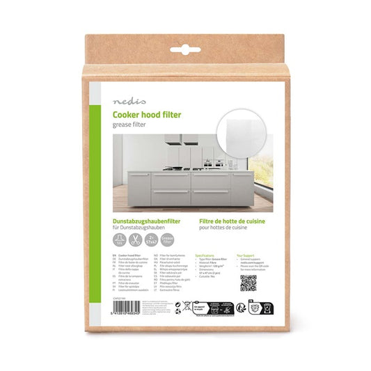 Nedis CHFI211MI univerzális páraelszívó (filter) zsírszűrő, 57 x 47 cm