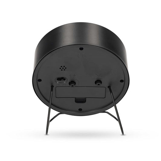 Nedis CLDK1006BK analóg asztali óra, ébresztés, szundi funkció, csendes óraszerkezet, fekete