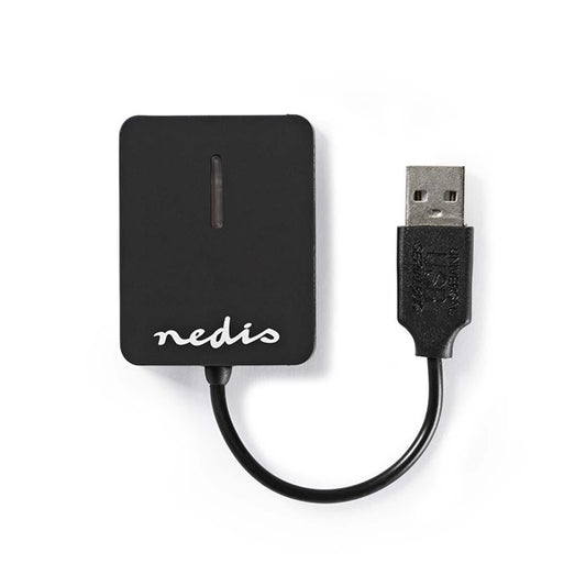 Nedis CRDRU2300BK kártyaolvasó minden az 1-ben, M2/MS/MS-PRO/MS-DUO(PRO)/MICRO-SD(HC)/SD(-HC)/MMC/RS-MMC/MINI-SD(-HC)