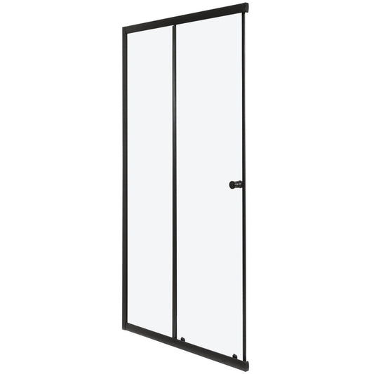 Olga SQ Element 80 zuhanyajtó fekete