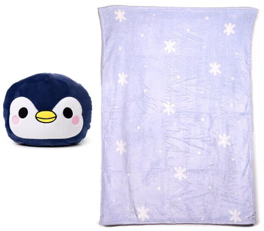 2 az 1-ben plüss párna és takaró, Nico, a Pingvin, Blankeazzz