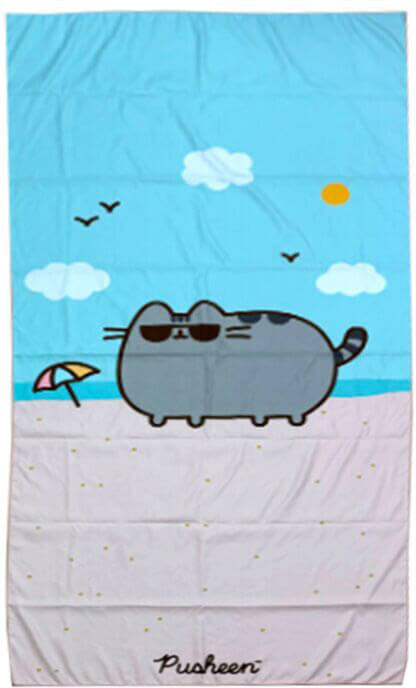 Pusheen cicás strandtörölköző, 180x85cm