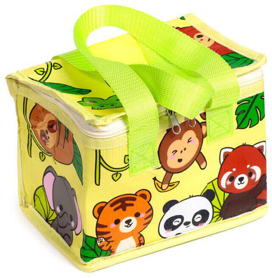 Állatos uzsonnás táska, hűtőtáska, 21x16x14cm, Édes Állatok, Vadon állatai