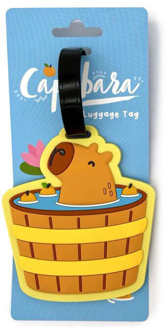 Kapibara bőröndcímke, PVC