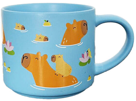 Kapibara bögre, kerámia, 10x9cm, 470ml