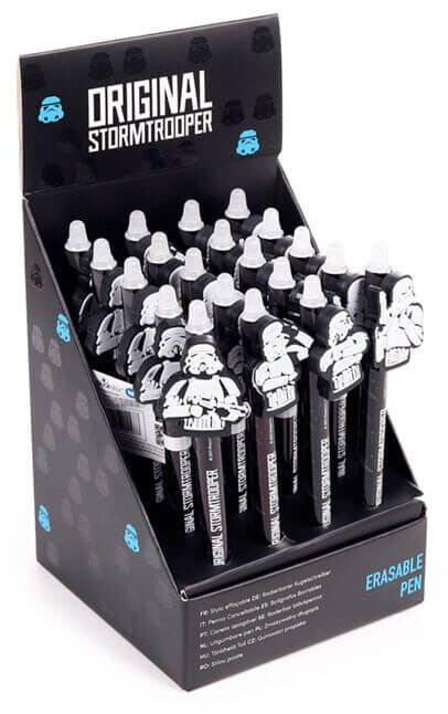 Radírozható zseléstoll, kék tinta, Star Wars, Az eredeti Stormtrooper, többféle változat